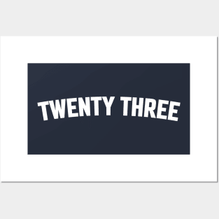 TWENTY THREE Posters and Art